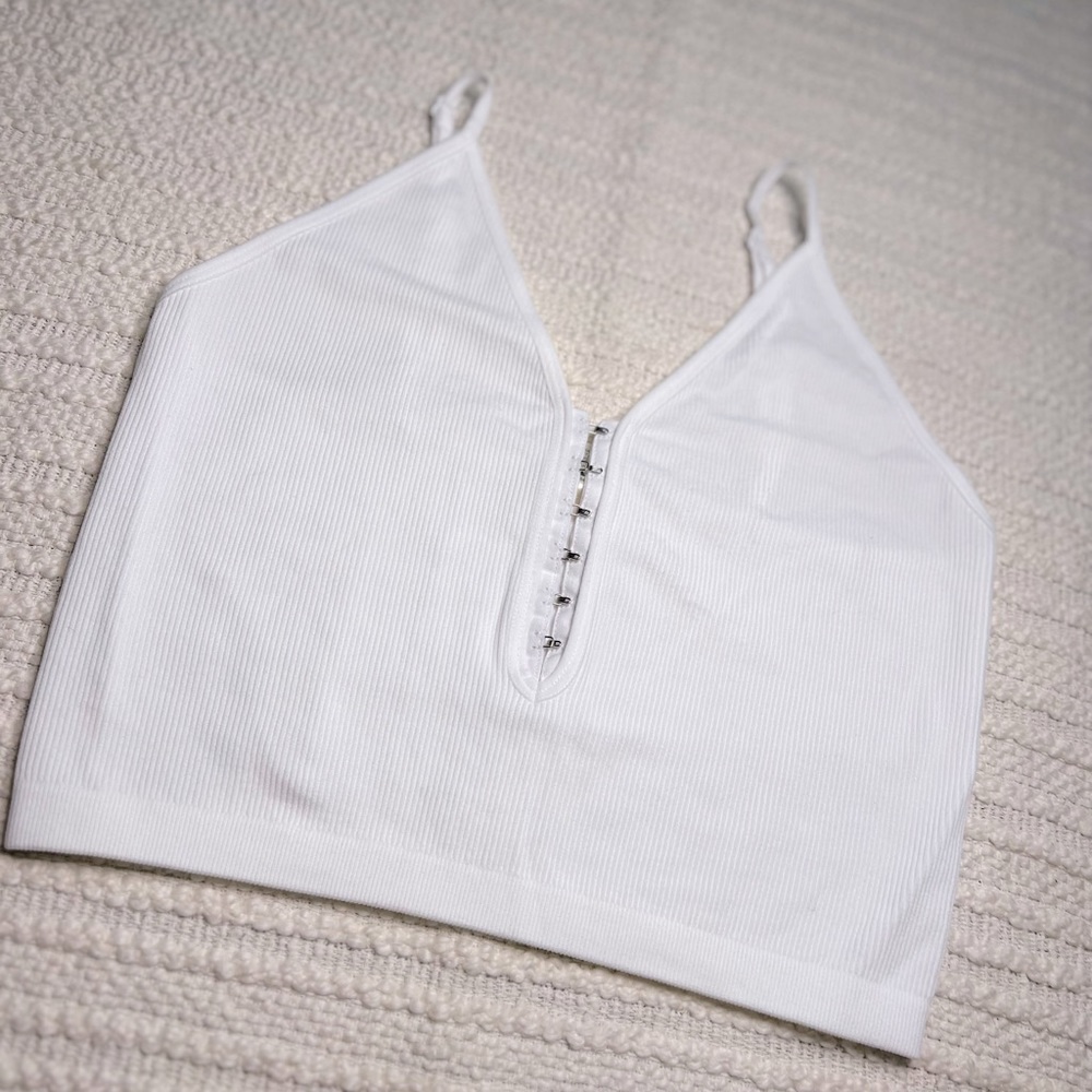 White button up tank top from Marshall’s